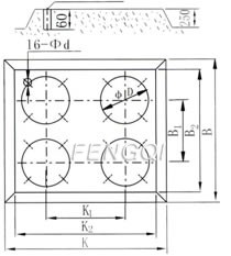 Basic figure for flexible joint drill swelling screw orifice Drawing