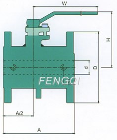 Dimensions and Weights of Jacket Ball Valves