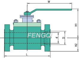 Dimensions of Top Entry Ball Valves