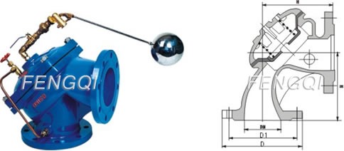 Angle Float Control Valves