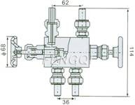 Structure of QF-05 Instrument Balance Valve pic 2 