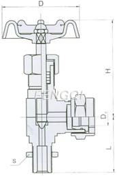 Structure of JX29W/H Whorl Fluid Meter Valve 