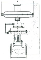 Self-reliance Micro-pressure Regulator Dimensions Diagram