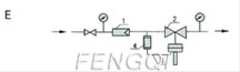 Self-reliance Pressure Regulator Installation Diagram E