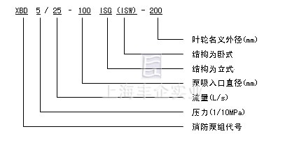 XBD-ISG消防泵型号意义