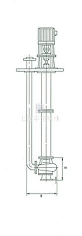 FY液下泵 外形及安装尺寸图1