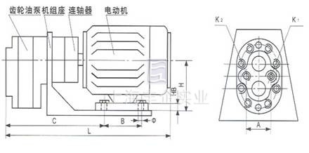 CB-B型低压齿轮油泵 结构图