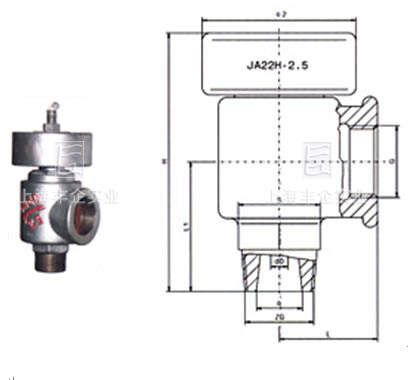 JA22H静重式安全阀