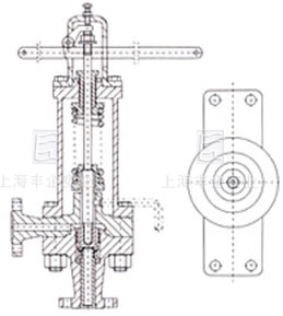 A49Y弹簧冲量式安全阀结构图