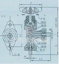 4J24N-160T仪表阀 结构图