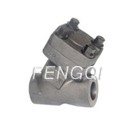 Y-Pattern Piston Check Valves, Forged Steel, Threaded, Socket Weld