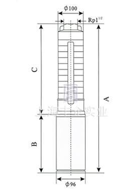 SP5不锈钢多级深井潜水电泵外形尺寸图