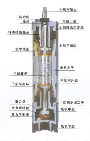 潜水泵 结构图