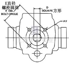 Q21F青铜球阀结构图2