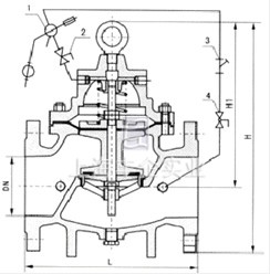 100D 定水位阀结构图