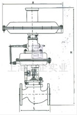 自力式微压调节阀 结构图1