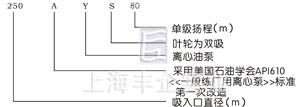 AY型单级、两级离心油泵