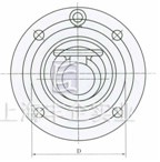 H74X、H74H型对夹圆片式止回阀外形尺寸图1