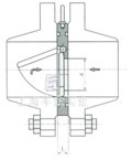 H74X、H74H型对夹圆片式止回阀外形尺寸图2