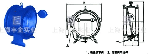 DHH44微阻缓闭消声止回阀外形尺寸图