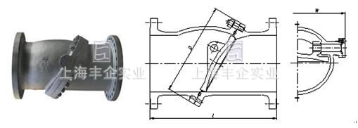 斜盘式无撞击止回阀外形尺寸图